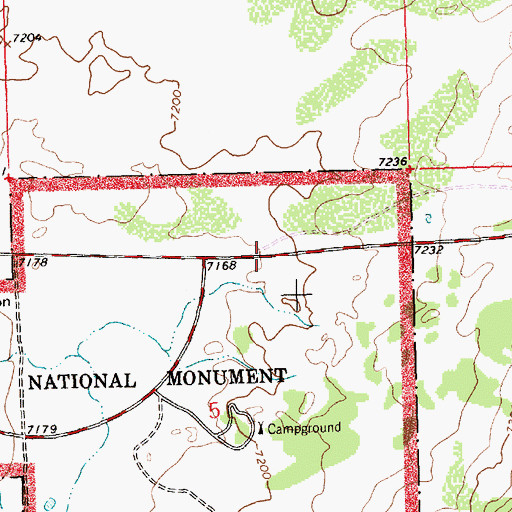 Topographic Map of Davis Brothers Water Well, NM