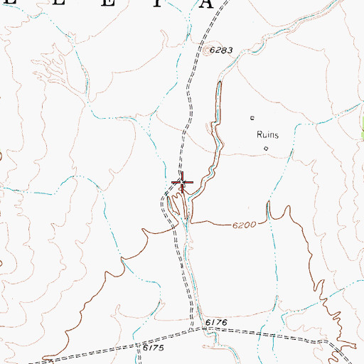 Topographic Map of Diablo Water Well, NM