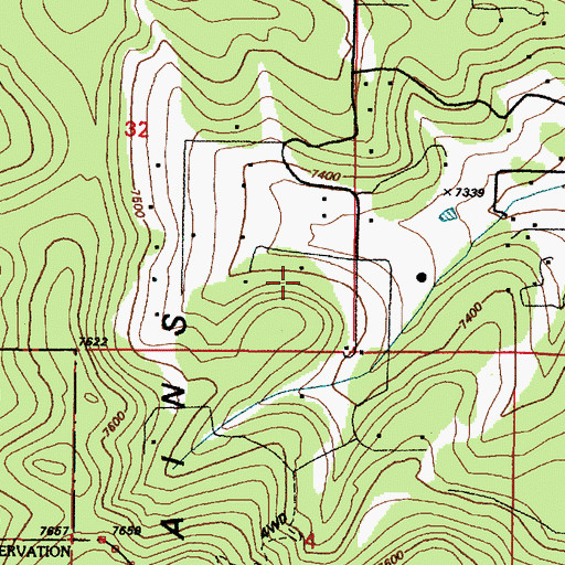 Topographic Map of RG-29443 Water Well, NM
