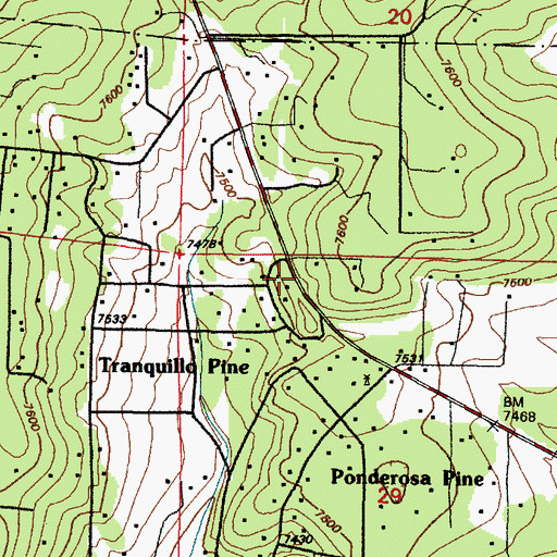 Topographic Map of RG-41674 Water Well, NM