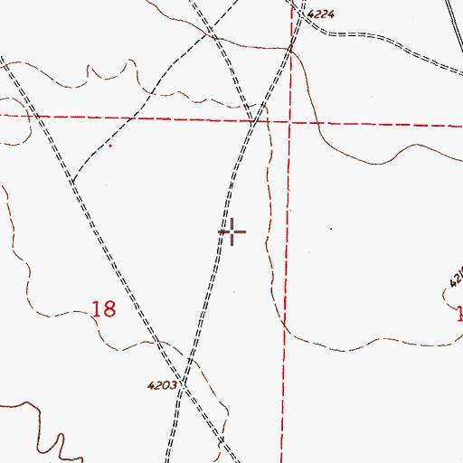 Topographic Map of 10115 Water Well, NM