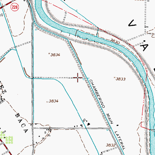 Topographic Map of 10035 Water Well, NM