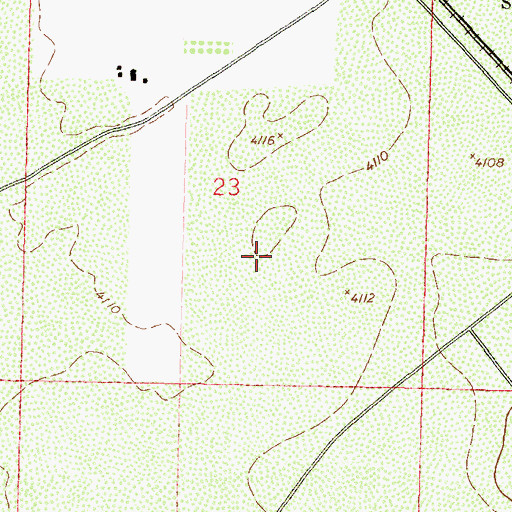 Topographic Map of 10143 Water Well, NM