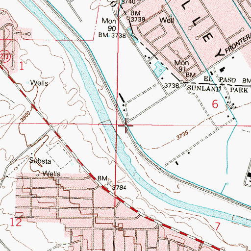 Topographic Map of 10151 Water Well, NM