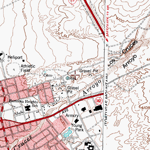 Topographic Map of LC-28 Water Well, NM