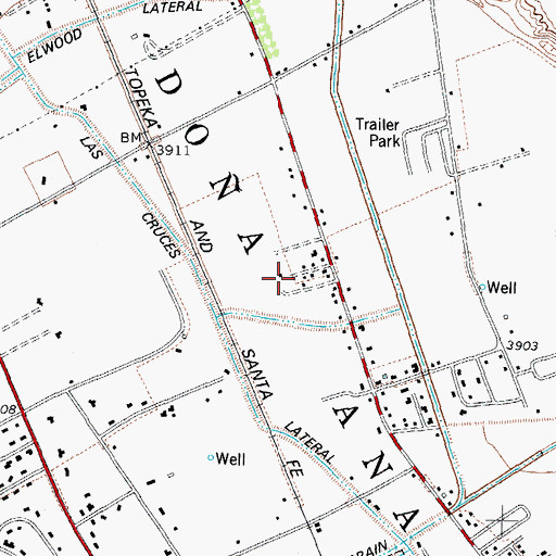 Topographic Map of N 59 7-8A Water Well, NM