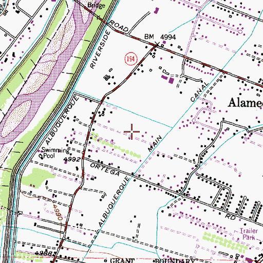 Topographic Map of 19 Water Well, NM