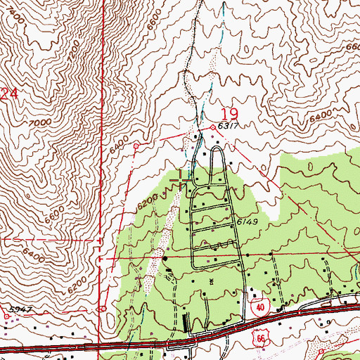 Topographic Map of 39 Water Well, NM