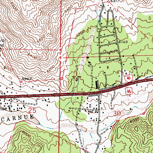 Topographic Map of 135 Water Well, NM