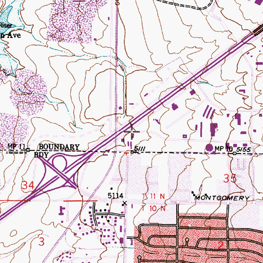 Topographic Map of Vol-Andia 5 Water Well, NM