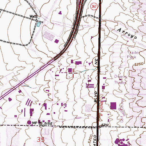 Topographic Map of Vol-Andia 6 Water Well, NM