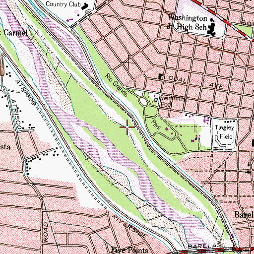 Topographic Map of West Mesa 3 Water Well, NM