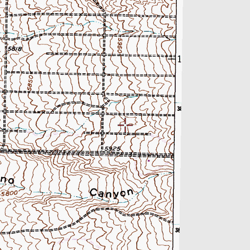 Topographic Map of Zane King Water Well, NM