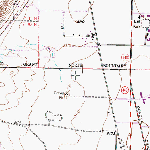 Topographic Map of College 3 Water Well, NM