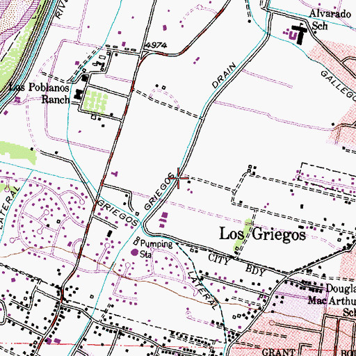 Topographic Map of City OBS 3 Water Well, NM