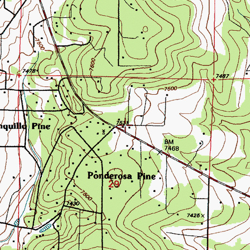 Topographic Map of Department 11 Water Well, NM