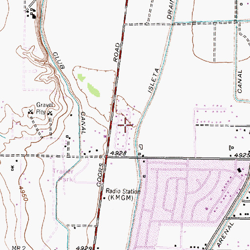 Topographic Map of Dairy Water Well, NM