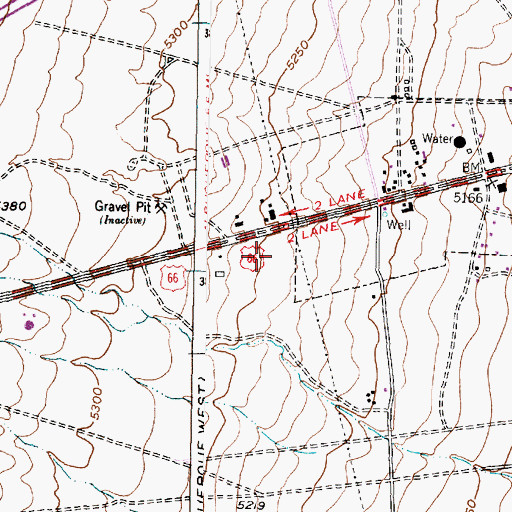 Topographic Map of Don Number 2 Water Well, NM