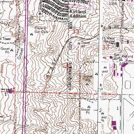 Topographic Map of Es-Yale 2 Water Well, NM