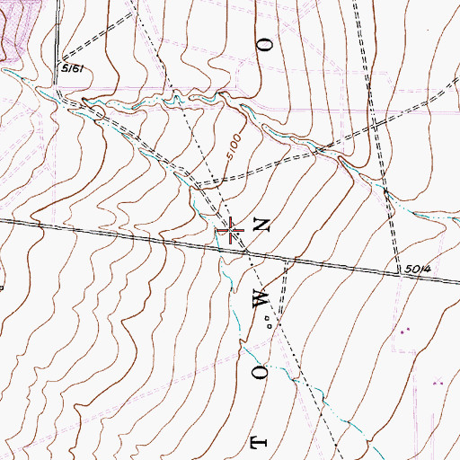 Topographic Map of Leavitt 3 Water Well, NM