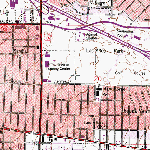 Topographic Map of Love 5 Water Well, NM