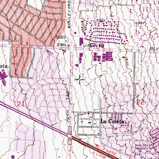 Topographic Map of Lomas 2 Water Well, NM