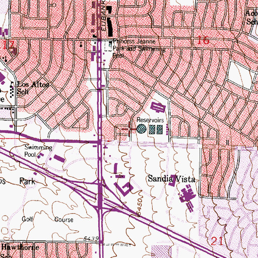 Topographic Map of Lovefield I Water Well, NM