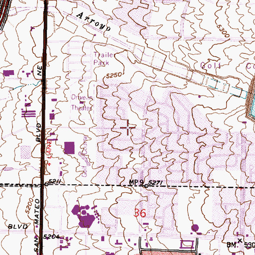 Topographic Map of Leyendecker 3 Water Well, NM