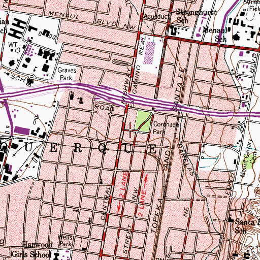 Topographic Map of Mainfield 18 Water Well, NM