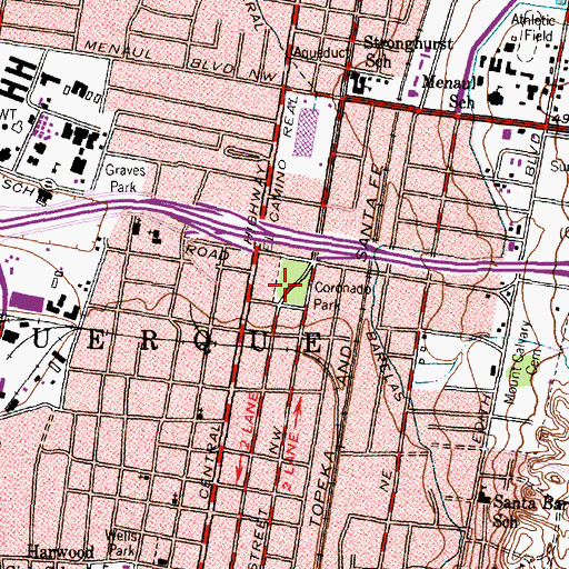 Topographic Map of Mainfield 20 Water Well, NM