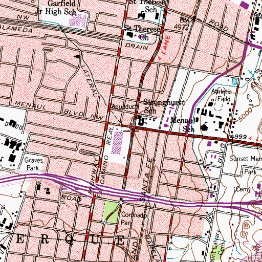 Topographic Map of Main Plant Water Well, NM