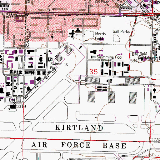 Topographic Map of Number 4 Water Well, NM