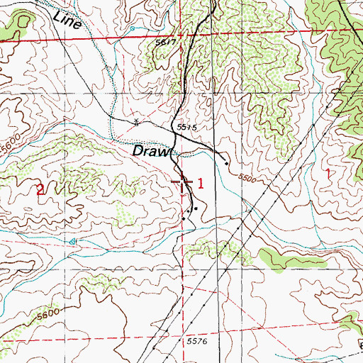 Topographic Map of 00792 Water Well, NM