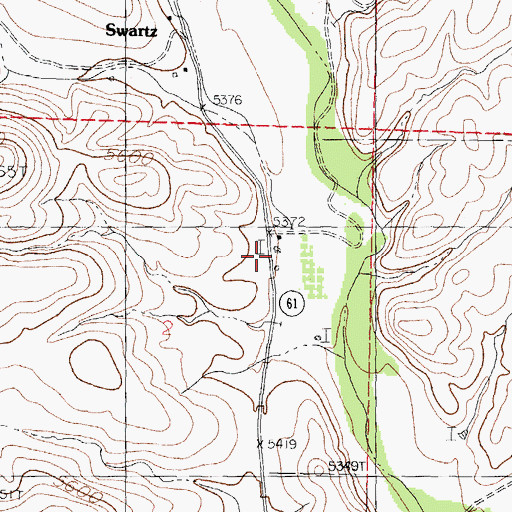 Topographic Map of 00570 Water Well, NM