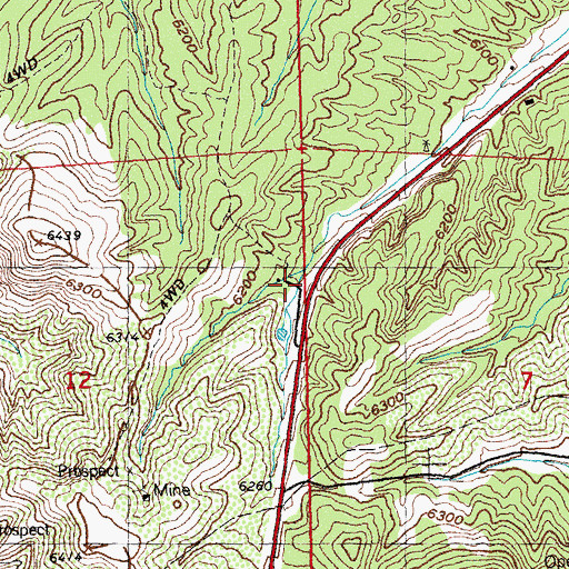 Topographic Map of 00805 Water Well, NM