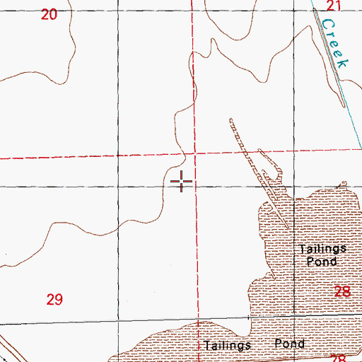 Topographic Map of 00753 Water Well, NM