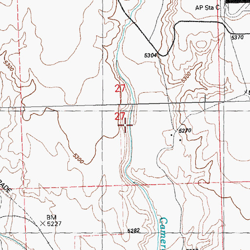 Topographic Map of 00781 Water Well, NM