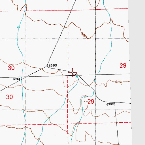 Topographic Map of 00686 Water Well, NM