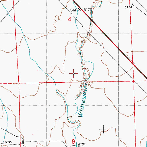 Topographic Map of 00658 Water Well, NM