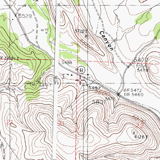 Topographic Map of 00304 Water Well, NM