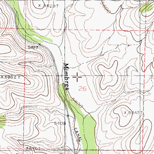 Topographic Map of 00310 Water Well, NM
