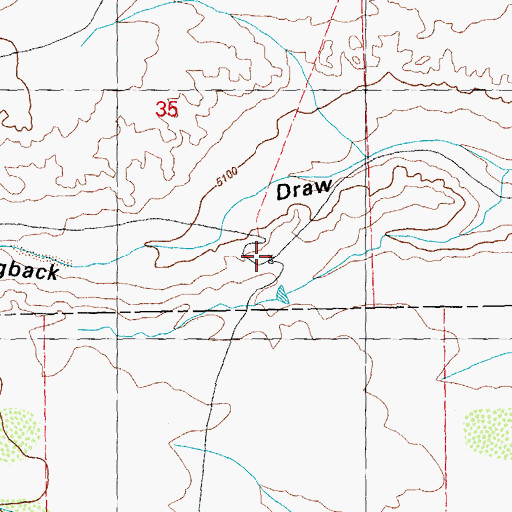 Topographic Map of 00949 Water Well, NM