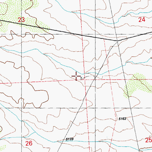 Topographic Map of 00942 Water Well, NM
