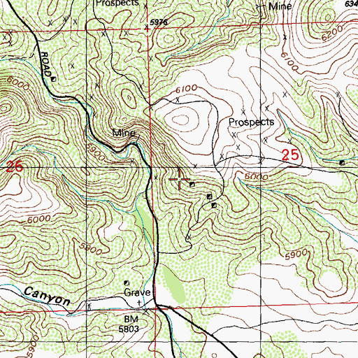Topographic Map of 01009 Water Well, NM