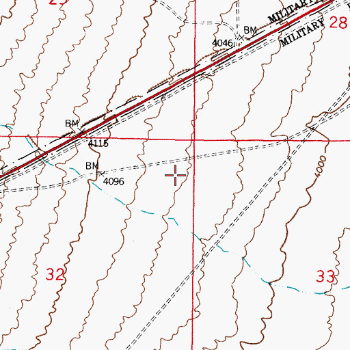 Topographic Map of T-13 Water Well, NM