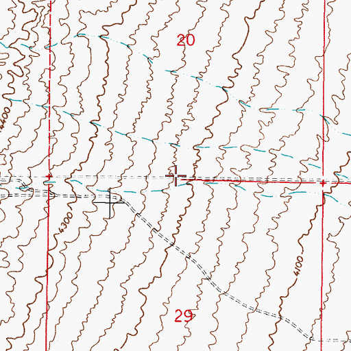 Topographic Map of SMR-4 Water Well, NM