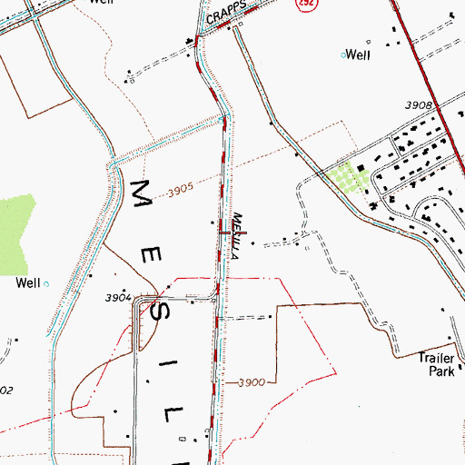 Topographic Map of RS-3 Water Well, NM