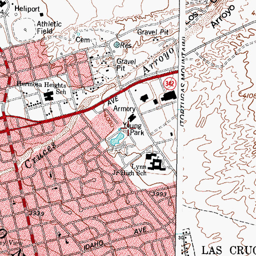 Topographic Map of City Water Well 26, NM