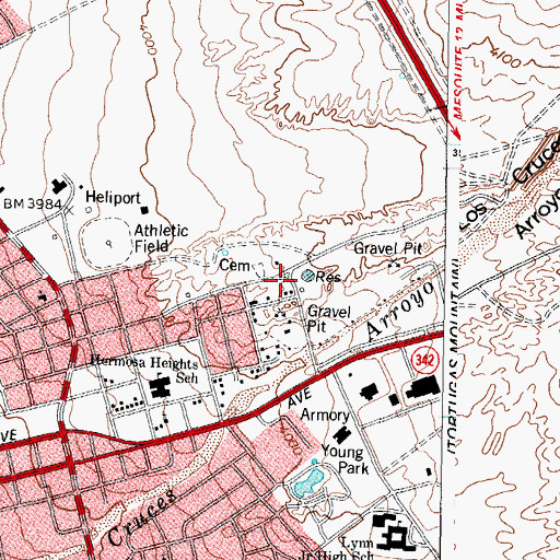 Topographic Map of LC-27 Water Well, NM