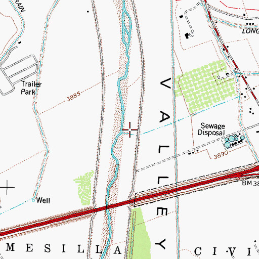 Topographic Map of LC-2C Water Well, NM